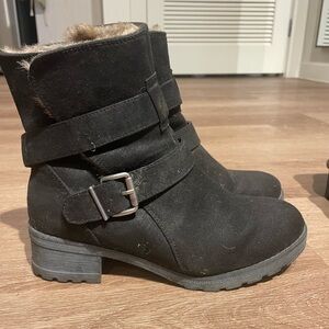Women’s Suede and Fur Booties